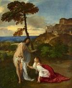 Titian Noli me tangere oil