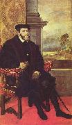 Titian Portrat des Karl V. im Lehnstuhl oil on canvas