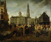 Anonymous Dam Square. oil