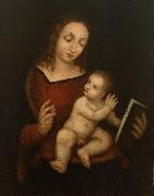 Anonymous Virgin Mary, reading, with the Child oil painting picture wholesale