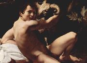 Caravaggio Johannes der Taufer oil painting picture wholesale