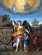 Domenichino Guardian angel oil on canvas