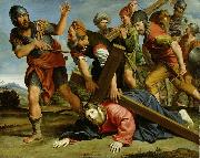 Domenichino The Way to Calvary oil