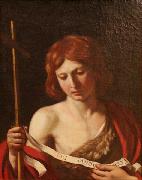 GUERCINO St John the Baptist oil on canvas