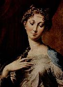 PARMIGIANINO Madonna mit dem langen Hals oil