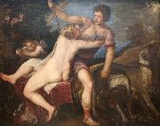 Titian Venus and Adonis oil on canvas