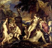 Titian Diana and Callisto oil on canvas