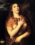 Titian St Mary Magdalene oil