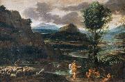 Domenichino Erminia among the Shepherds oil