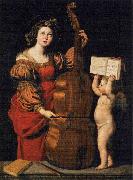 Domenichino St Cecilia oil on canvas