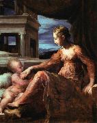 PARMIGIANINO Virgin and Child oil