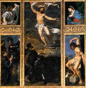 Titian Averoldi Polyptych oil on canvas