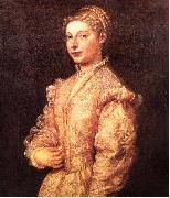 Titian Portrait of Titians daughter Lavinia oil