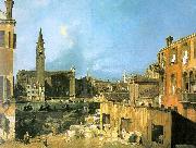 The Stonemason's Yard Canaletto