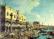 Canaletto Riva degli Schiavoni- Looking East oil