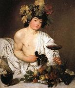 Caravaggio Bacchus oil