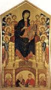 Cimabue Madonna and Child Enthroned with Eight Angels and Four Prophets china oil painting reproduction