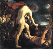 GUERCINO Apollo and Marsyas oil