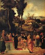 Giorgione Moses' Trial by Fire china oil painting reproduction