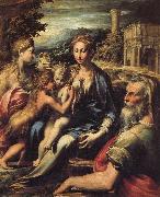 PARMIGIANINO Madonna of St.Zachary oil on canvas