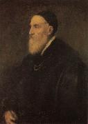 Titian Self-Portrait oil