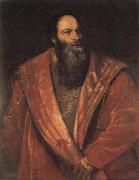 Titian Portrait of Pietro Aretino china oil painting reproduction