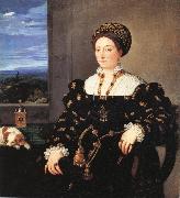 Titian Portrait of Eleonora Gonzaga della Rovere oil on canvas