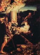 Correggio Adoration of the Shepherds painting