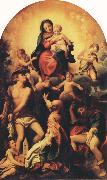 Correggio Madonna with Saint Sebastian china oil painting reproduction