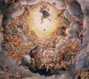 Correggio Assumption of the Virgin,detail of the cupola oil