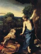 Correggio Noil me tangere oil