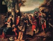 Correggio Adoration of the Magi oil