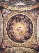 Correggio Vision of Saint john on the Island of Patmos,cupola china oil painting reproduction