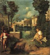 Giorgione The Tempest china oil painting reproduction