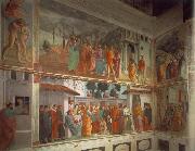 MASACCIO Frescoes in the Cappella Brancacci china oil painting reproduction