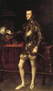 Titian Portrait of Philip II in Armor china oil painting reproduction