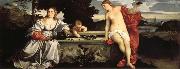 Titian Sacred and Profane Love china oil painting reproduction