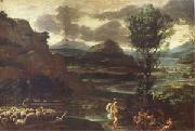 Domenichino Herminia with the Sheperds (mk05) oil