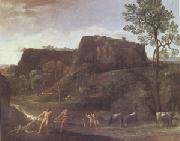 Domenichino Landscape with Hercules and Achelous (mk05) china oil painting reproduction