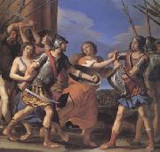 Hersilia Separating Romulus from Tatius (mk05) GUERCINO