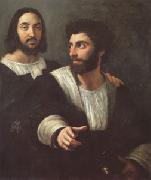 Raphael Portrait of the Artist with a Friend (mk05) china oil painting reproduction