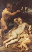 Correggio Zeus and Antiope (mk08) china oil painting reproduction