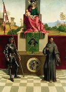 Giorgione Virgin and Child with SS Francis and Liberalis (mk08) china oil painting reproduction