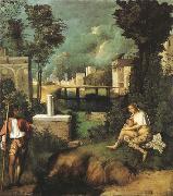 Giorgione La Tempesta (mk08) china oil painting reproduction