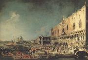 Canaletto Il ricevimento del'ambasciatore francese al Palazzo Ducale (mk21) china oil painting reproduction