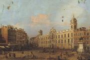 Canaletto Northumberland House a Londra (mk21) oil on canvas