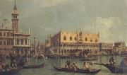 La Piazzetta e il Palazzo Kucale dal bacino di S.Marco (mk21) Canaletto