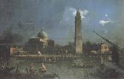 Festa notturna alla chiesa di S.Pietro di Castello (mk21) Canaletto