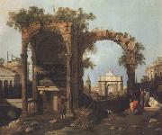 Canaletto Paesaggio con rovine (mk21) china oil painting artist