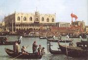 Canaletto The Bacino di S Marco on Ascension Day (mk25) oil